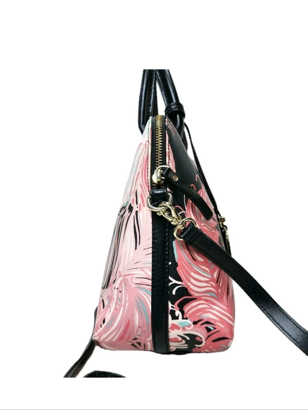 KATE SPADE Brightwater Drive Rachelle Convertible Satchel Regal Plume Feathers